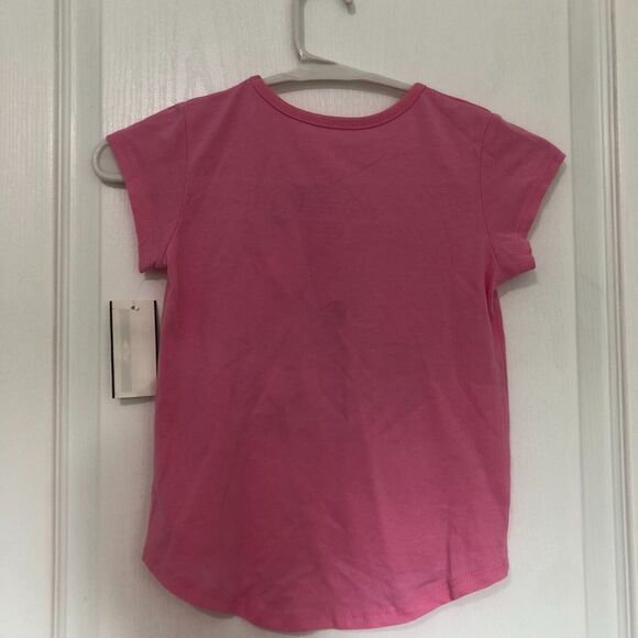 Macys Girls Shirt Size 5 Pink Happy Vibes Snoopy Rainbow Crew Neck‎ NWT - Picture 2 of 5